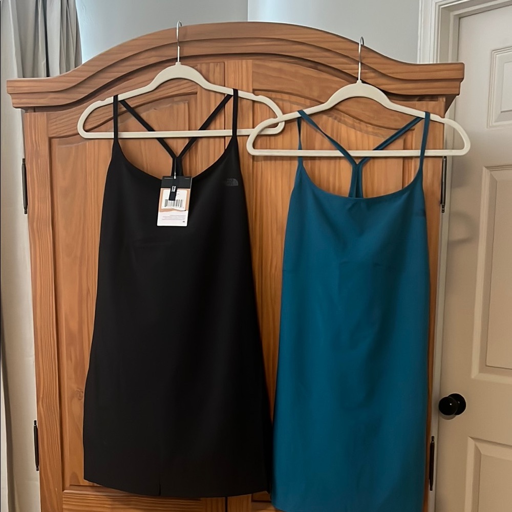 The North Face Black and Teal blue Arque Dress Spaghetti Strap